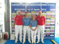 Giovanni Bendandi, Mauro Cortella, Sabrina Casanova, Delmiro Bacchini - Campionati Italiani Indoor di fondo Riccione 2011